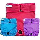 Paw Inspired Washable Female Dog Diaper, Variety Pack, Black Lining, Small, 3 count