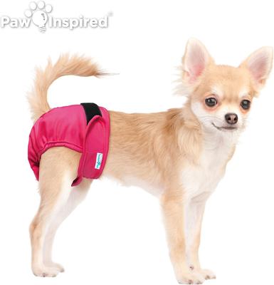 Show full view: Paw Inspired Washable Female Dog Diaper, Variety Pack, Black Lining, X-Small, 3 count slide 4 of 10