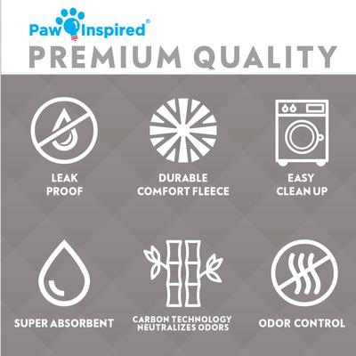 Show full view: Paw Inspired Washable Fleece Guinea Pig Cage Liners & Bedding, 1 count, C&C 2x1 slide 7 of 10