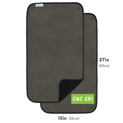 Show full view: Paw Inspired Washable Fleece Guinea Pig Cage Liners & Bedding, 2 count, C&C 2x1 slide 2 of 10