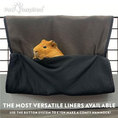 Show full view: Paw Inspired Washable Fleece Guinea Pig Cage Liners & Bedding, 2 count, C&C 2x1 slide 6 of 10