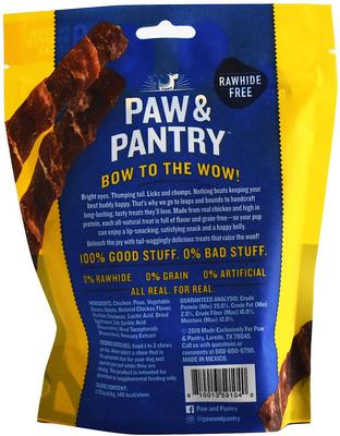 Show full view: Paw & Pantry Chicken-Wrapped Sticks Grain-Free Dog Treats, 8 count slide 3 of 8