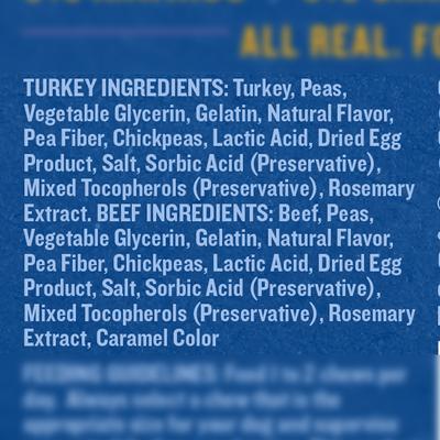 Show full view: Paw & Pantry Turkey & Beef Twists Grain-Free Dog Treats, 50 count slide 5 of 7