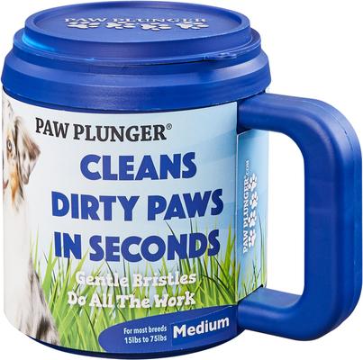 Show full view: Paw Plunger Medium for Dogs, Blue slide 3 of 8