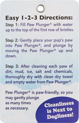Show full view: Paw Plunger Medium for Dogs, Blue slide 5 of 8