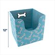 Show in main carousel: Paw Prints Bone Play Collapsible Pet Storage Bin slide 2 of 3