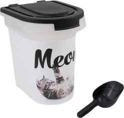 Paw Prints Meow Kitty Pet Food Storage Container, 10-lb slide 2 of 4