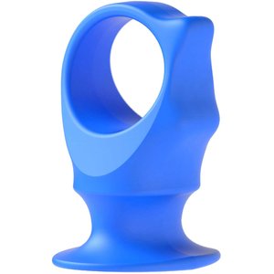 Paw Ready BrushMate Biteblock Dog Teeth Cleaning Aid, Blue, Medium