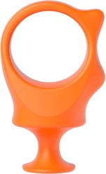 Paw Ready BrushMate Biteblock Dog Teeth Cleaning Aid, Orange, Small