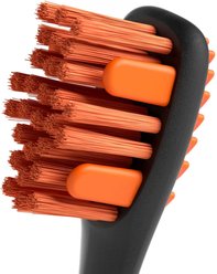 Paw Ready BrushMate Premium Toothbrush with Biteblock Dog Teeth Cleaning Aid, Orange, Small slide 2 of 7