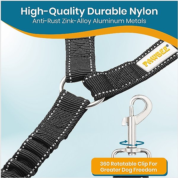 Show full view: PAWBEE Headrest Dog Seat Belt, Black, 2 count slide 7 of 10