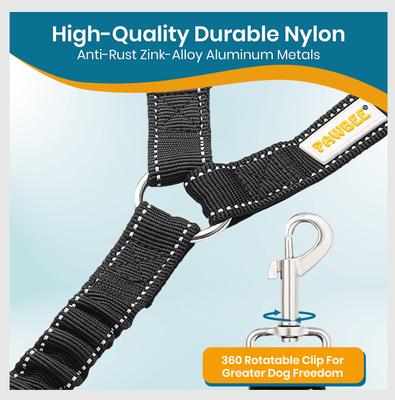 Show full view: PAWBEE Headrest Dog Seat Belt, Black, 2 count slide 8 of 11