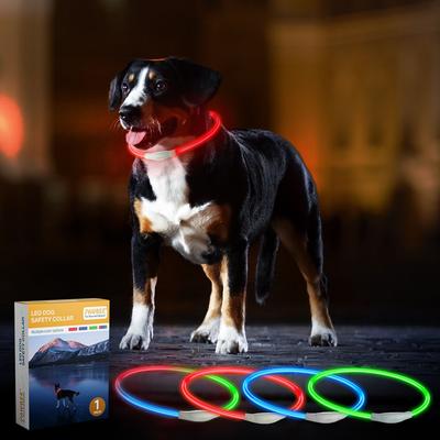 Show full view: PAWBEE LED Adjustable Dog Collar, 1 to 25-in neck, 1/2-in wide slide 9 of 11
