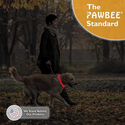 Show full view: PAWBEE LED Adjustable Dog Collar, 1 to 25-in neck, 1/2-in wide slide 8 of 11