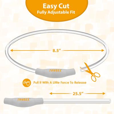 Show full view: PAWBEE LED Adjustable Dog Collar, 1 to 25-in neck, 1/2-in wide slide 5 of 11