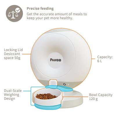 Show full view: Pawbo Crunchy SmartPhone Controlled Dog & Cat Feeder slide 7 of 11