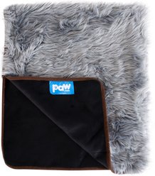 PawBrands PupProtector Premium Faux Fur Waterproof Throw Blanket, Charcoal Grey, King slide 2 of 4