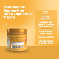 Pawfect All Natural Peanut Butter with Banana & Flaxseeds Grain-Free Food Topper & Lickable Dog Treat, 9.7-oz jar slide 2 of 8
