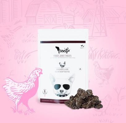 Show full view: Pawfect Woofur Chicken & Beetroot Air-Dried All Natural Grain-Free Jerky Dog Training Treat, 1.76-oz bag slide 9 of 10