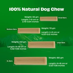 Pawfect Dentamust Himalayan Cheese Chews Large All Natural High-Protein Grain-Free with Cranberry Pomengranate Pumpkin seeds & Activated Charcoal Dental Dog Treats, 4.94-oz slide 2 of 8