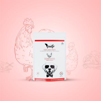 Show full view: Pawfect Woofur Gourmet Chicken Air-Dried All Natural Grain-Free Jerky Dog Training Treat, 1.76-oz bag slide 4 of 10