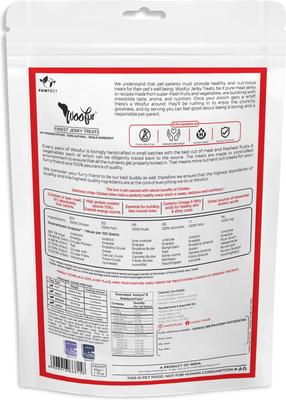 Show full view: Pawfect Woofur Gourmet Chicken Air-Dried All Natural Grain-Free Jerky Dog Training Treat, 1.76-oz bag slide 3 of 10