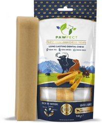 Pawfect Himalayan Cheese Chews Large All Natural High-Protein Grain-Free Dental Dog Treats, 4.94-oz pouch