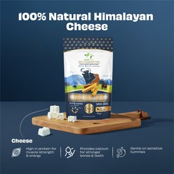 Pawfect Himalayan Yak Cheese Chews Medium Long-Lasting All-Natural Original Dental Dog Treats, 0.22-lb pouch slide 2 of 8