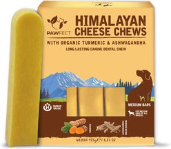 Pawfect Himalayan Cheese Medium with Turmeric & Ashwagandha Dog Chews, 6.87-oz