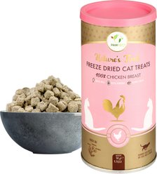 Pawfect Nature's Feast Chicken Breast Grain-Free All Natural Freeze-Dried Cat Training Treat, 1.76-oz canister