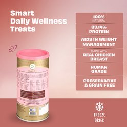 Pawfect Nature's Feast Chicken Breast Grain-Free All Natural Freeze-Dried Cat Training Treat, 1.76-oz canister slide 2 of 9