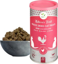 Pawfect Nature's Feast Chicken Liver Grain-Free All Natural Freeze-Dried Cat Training Treat, 1.76-oz canister slide 1 of 8