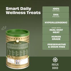 Pawfect Nature's Feast All Natural Grain-Free Goat Meat Freeze-Dried Single Ingredient Dog Training Treats, 1.76-oz canister slide 2 of 8