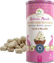 Pawfect Nature's Munch All Natural Grain-Free Calm & Relax Cheese Freeze-Dried Dog Training Treats, 2.65-oz canister