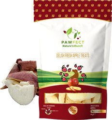 Pawfect Nature's Munch Freeze-Dried Apple All Natural Vegan Dog Training Treat, 1.41-oz bag