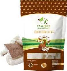 Pawfect Nature's Munch Freeze-Dried Coconut All Natural Vegan Dog Training Treat, 1.76-oz bag