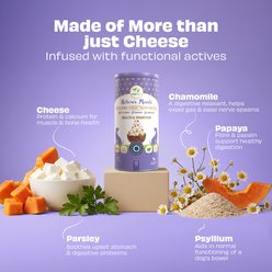 Pawfect Nature's Munch All Natural Grain-Free Health & Digestion Cheese Freeze-Dried Dog Training Treats, 2.65-oz canister slide 2 of 7