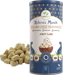 Pawfect Nature's Munch Freeze-Dried Functional Joint Mobility Cheese Dog Treat, 2.65-oz canister