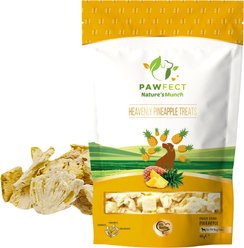 Pawfect Nature's Munch All Natural Grain-Free Real Pineapple Freeze-Dried Single Ingredient Dog Training Treats, 1.41-oz bag