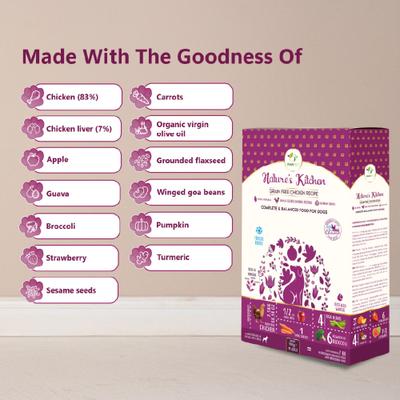 Show full view: Pawfect Nature's Kitchen Freeze-Dried Food-Chicken Recipe Dog Treat slide 5 of 11