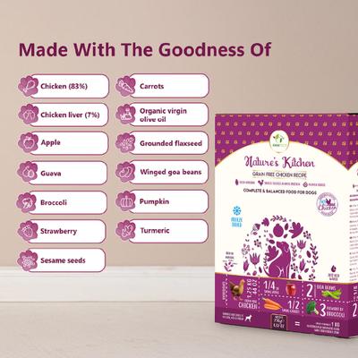 Show full view: Pawfect Nature's Kitchen Freeze-Dried Food-Chicken Recipe Dog Treat slide 6 of 9