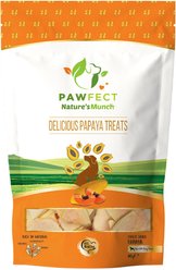 Pawfect Nature's Munch Freeze-Dried Papaya All Natural Vegan Dog Training Treat, 1.41-oz bag