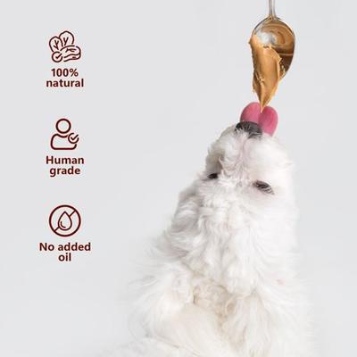 Show full view: Pawfect All Natural Peanut Butter with Banana & Flaxseeds Grain-Free Food Topper & Lickable Dog Treat, 3.53-oz jar slide 7 of 10