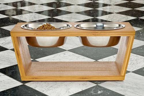 Show full view: Pawfect Pets Premium Non-Skid Elevated Dog & Cat Bowl, 6-cup slide 9 of 11