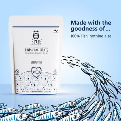 Show full view: Pawfect Pixie Air-Dried Fish Cat Treat, 50-gram bag slide 6 of 9