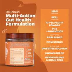 Pawfect Pumpkin Purge All Natural Grain-Free Dog Food topper, 8.81-oz jar slide 2 of 8