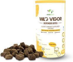 Pawfect Wild Vigor Defender Bites Chew Supplement for Dogs, 60 count jar
