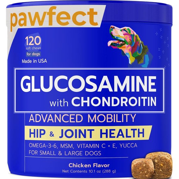 BARK&SPARK Glucosamine Chondroitin Hip & Joint with Omegas 3 & Fish Oil