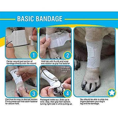 Show full view: PawFlex Basic Disposable Dog Bandage, 4 count, Medium slide 8 of 12
