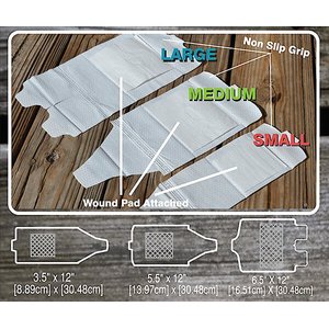 PawFlex Equine BandaFlex Disposable Horse Bandages, 10 count, Small